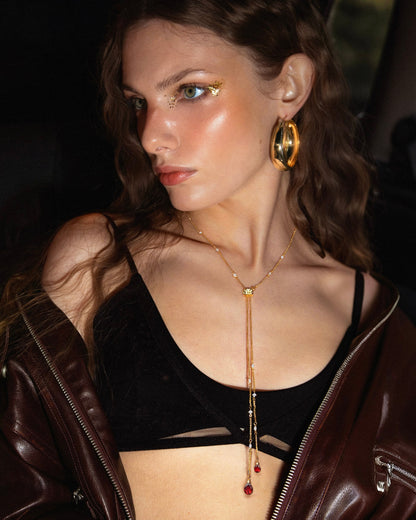 Inès Slider Lariat Necklace