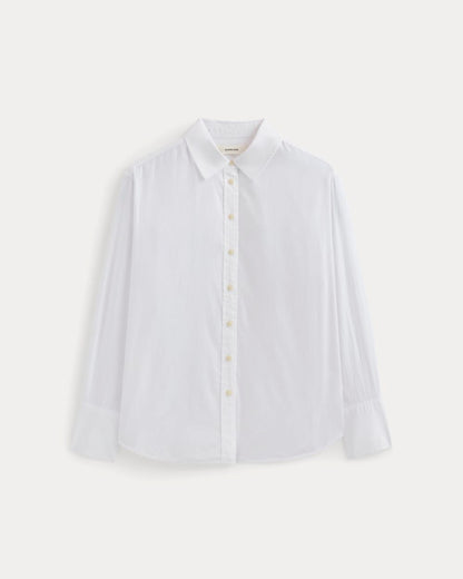 Everyday Shirt in Silky Cotton | White