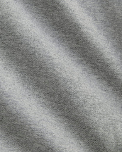 The Box-Cut Tee in Essential Cotton |  Heathered Grey | No Pocket