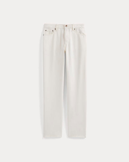 Low-Rise Straight Jean | Ecru