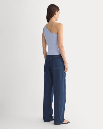 RetroSoft Cotton One-Shoulder Tank | Aleutian