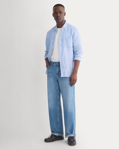 Relaxed Italian Selvedge Jean | Medium Indigo