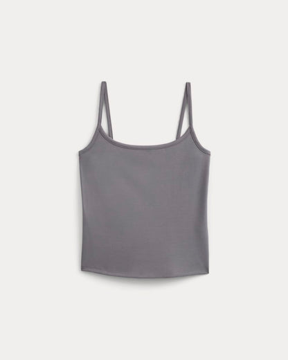 Scoopneck Cami | Charcoal Grey