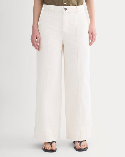 Seamed Wide-Leg Pant | Bone