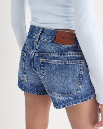 Everlane x Elena Bonvicini Pacific Short | Blue Bird Indigo