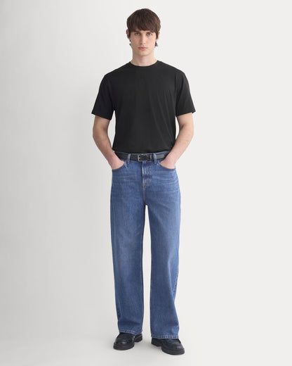 Archive Standard-Fit Cotton Crew | Black