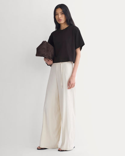Forever Jersey Cropped Tee | Black