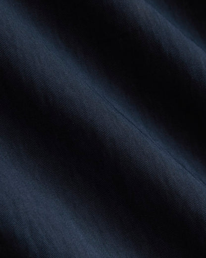 Drapey Twill Trench | Navy