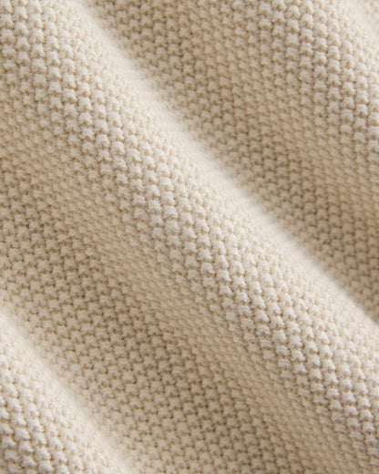 Seed Stitch Polo | Birch