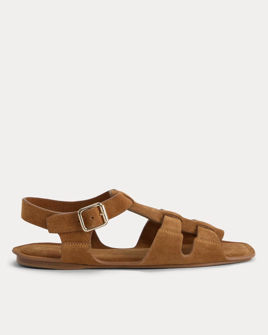 Made in Italy Opanka Sandal | Biscott Suede
