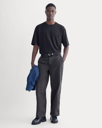 Oversized Midweight Tee | Black