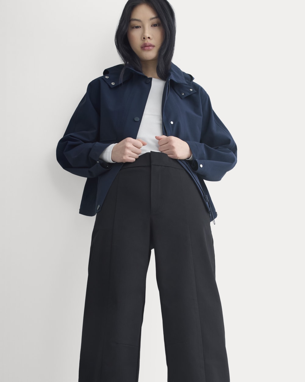 Seamed Balloon Pant | Black