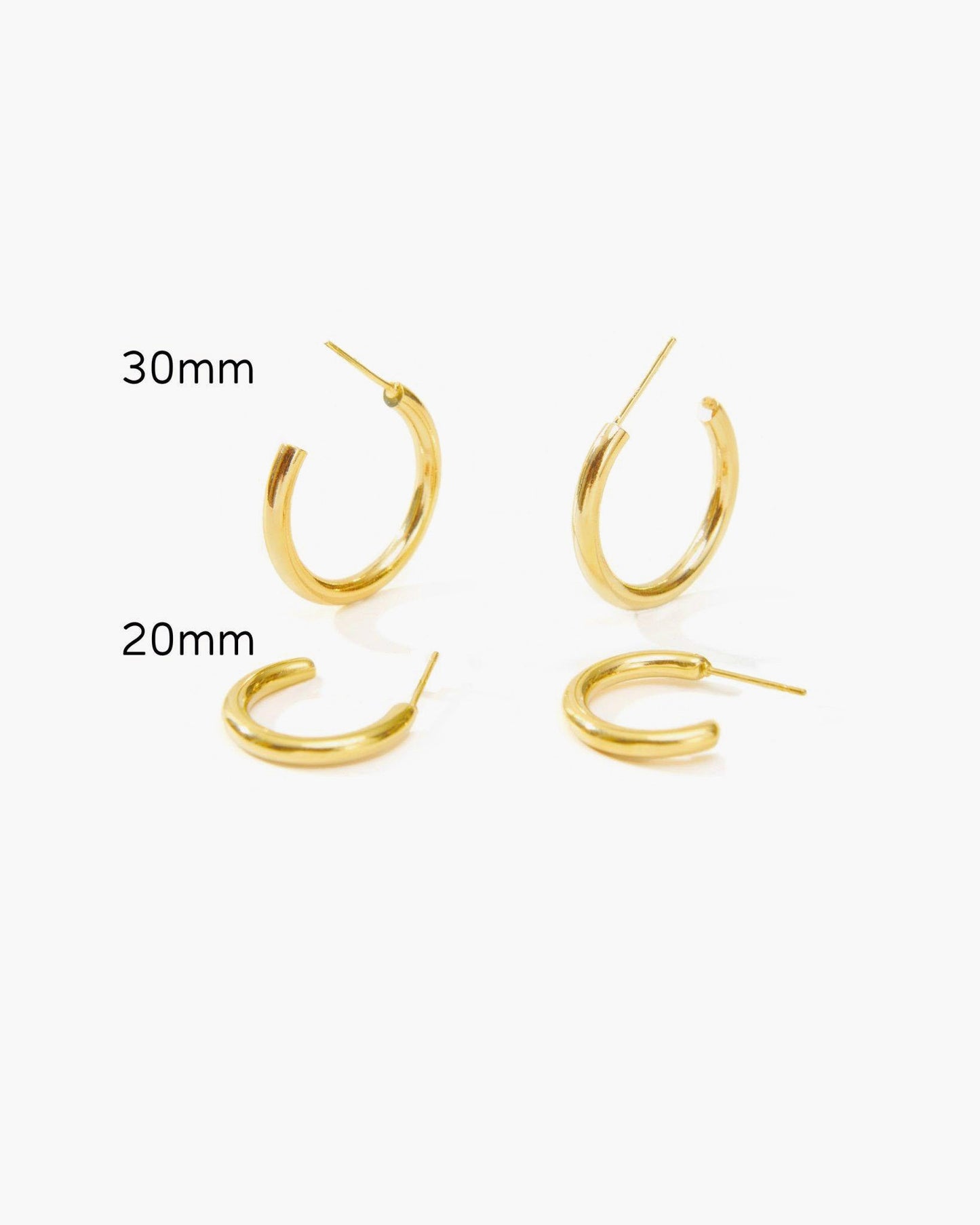20mm Endless Hoop Earrings