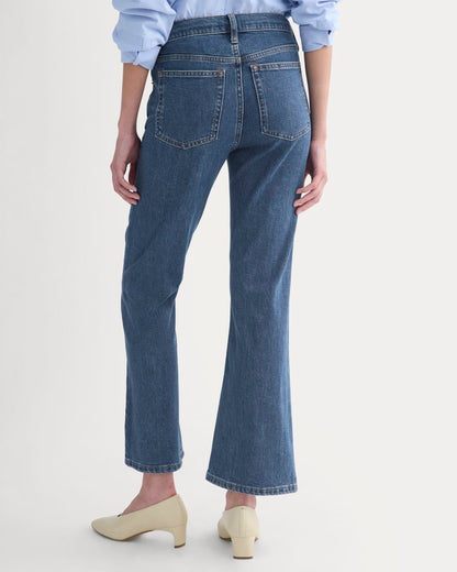 High-Rise Kick Flare Jean | Ocean