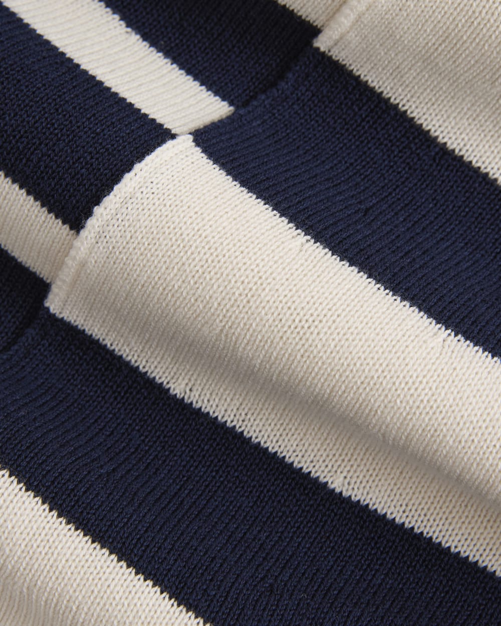 Striped Sweater Midi Dress | Bone/True Navy Duo Stripe