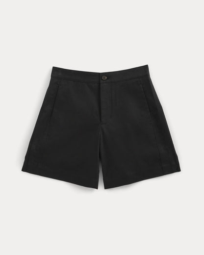Side-Panel Tailored Short | Black