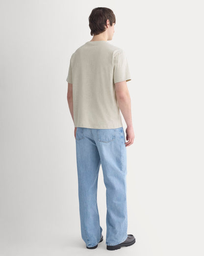 Archive Standard-Fit Cotton Crew | Heathered Oatmeal