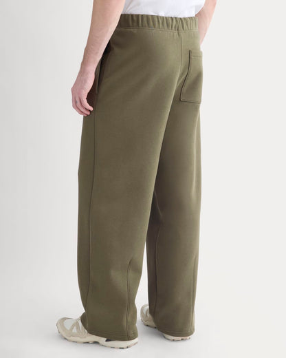 Luxe Fleece Pleated Sweatpant | Olive Night