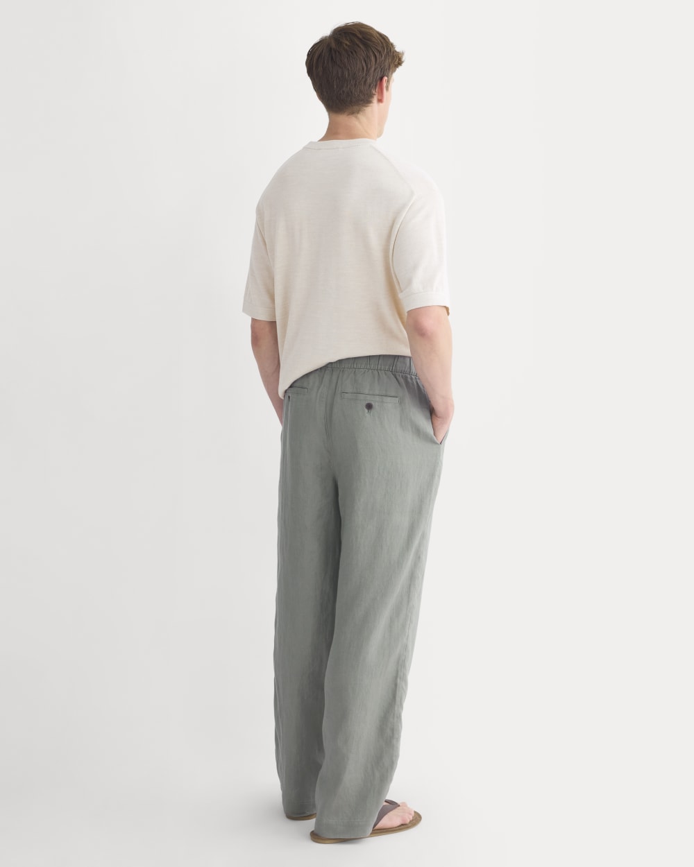 Linen Easy Pant 2.0 | Agave Green