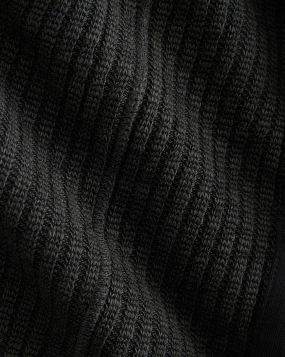 Cozy Rib Button-Up | Black