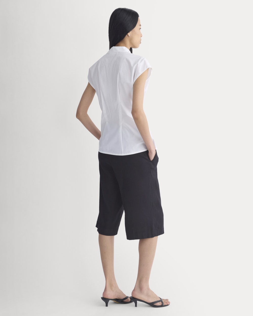 Muscle Shirt in Lightweight Cotton | White