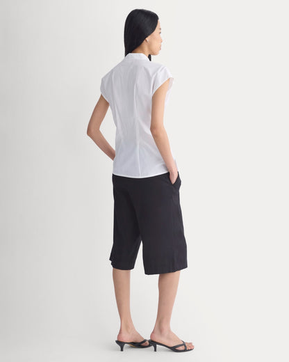Muscle Shirt in Lightweight Cotton | White