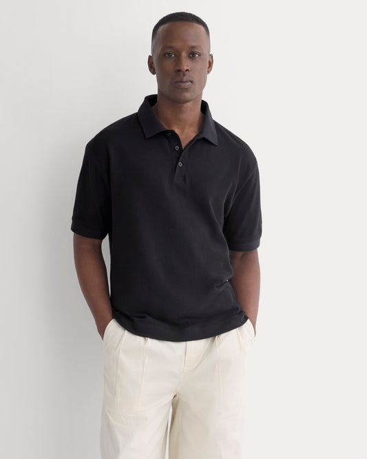 Classic Piqué Polo | Black