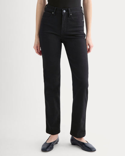High-Rise Cigarette Jean | Black
