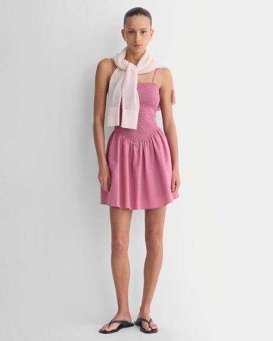 Gauze Smocked Mini Dress | Heather Rose