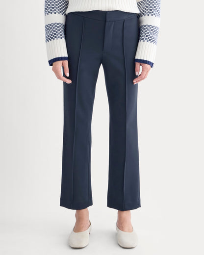 Slim Trouser in Ponte | Deep Navy