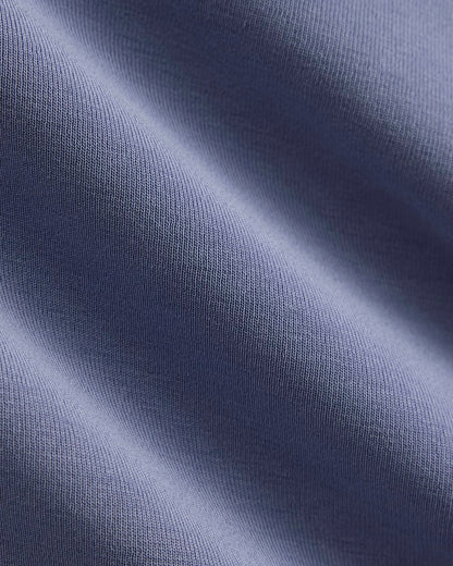 Boatneck Cap-Sleeve Top in Butterknit | Blue Dusk