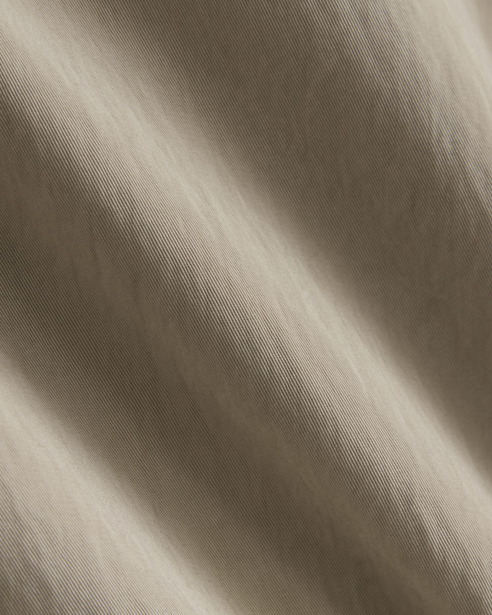 Drapey Twill Trench | Trench Coat Khaki