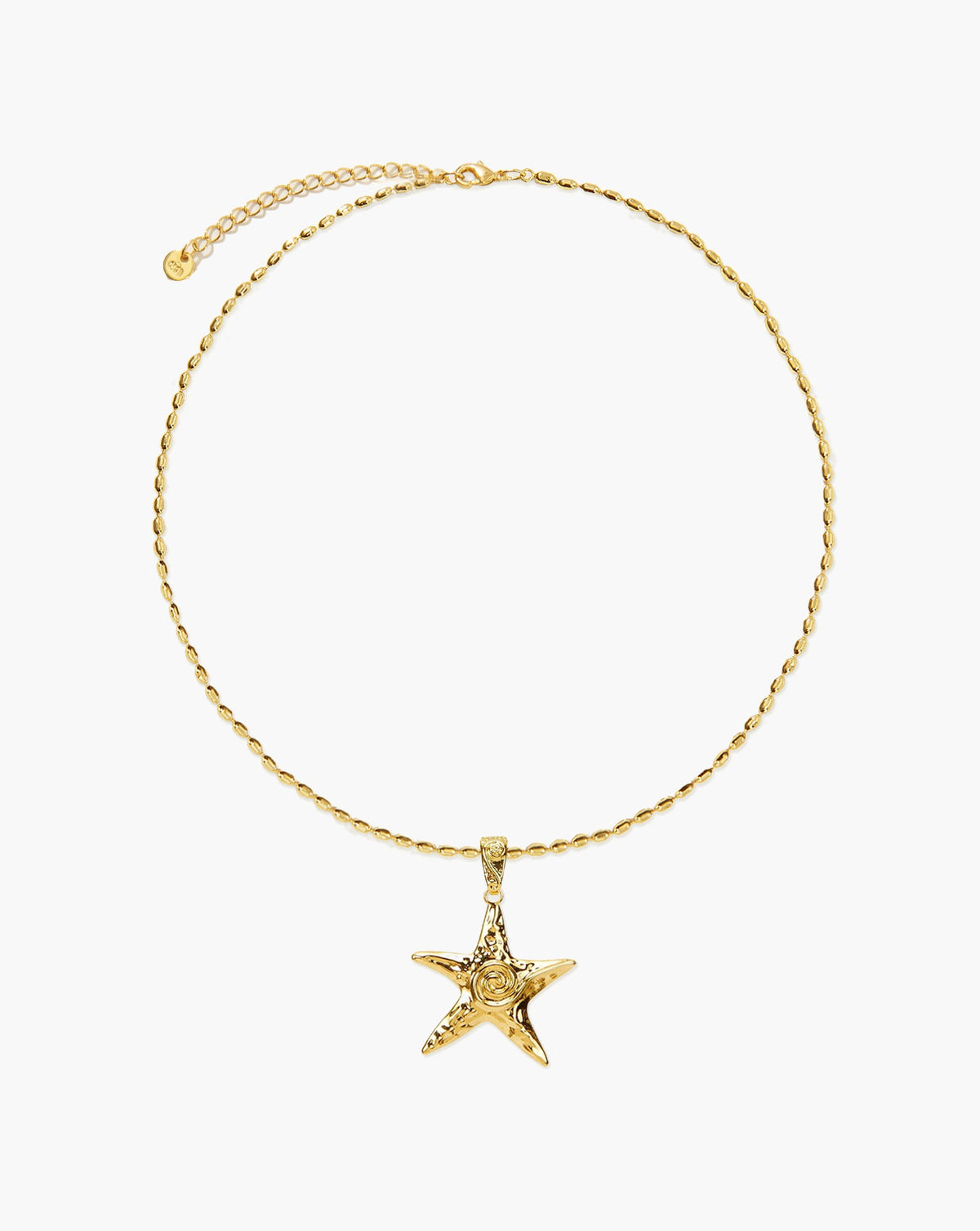 Gold Starfish Necklace