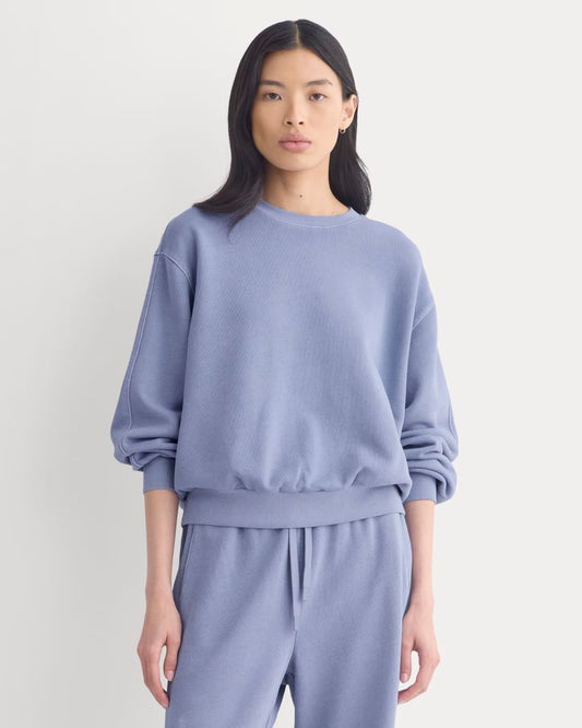 Lightweight Terry Blouson Crew | Velvet Morning