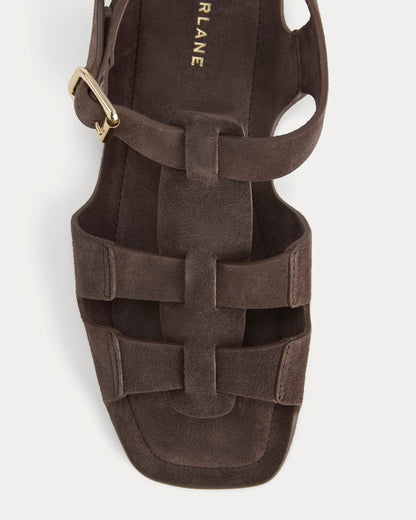 Made in Italy Opanka Sandal | Cacoa Suede