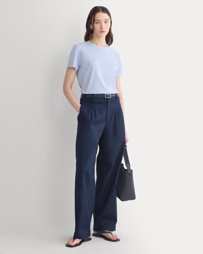 The Box-Cut Tee in Essential Cotton | Aleutian | No Pocket