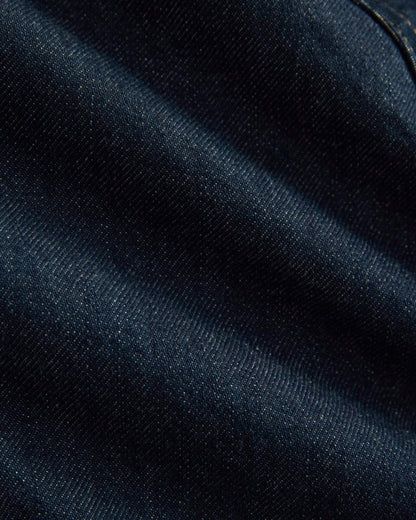 Cropped Denim Jacket | Garment-Dyed Indigo