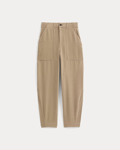 Patch Pocket Ballon Pant in Buttersoft | Chinchilla