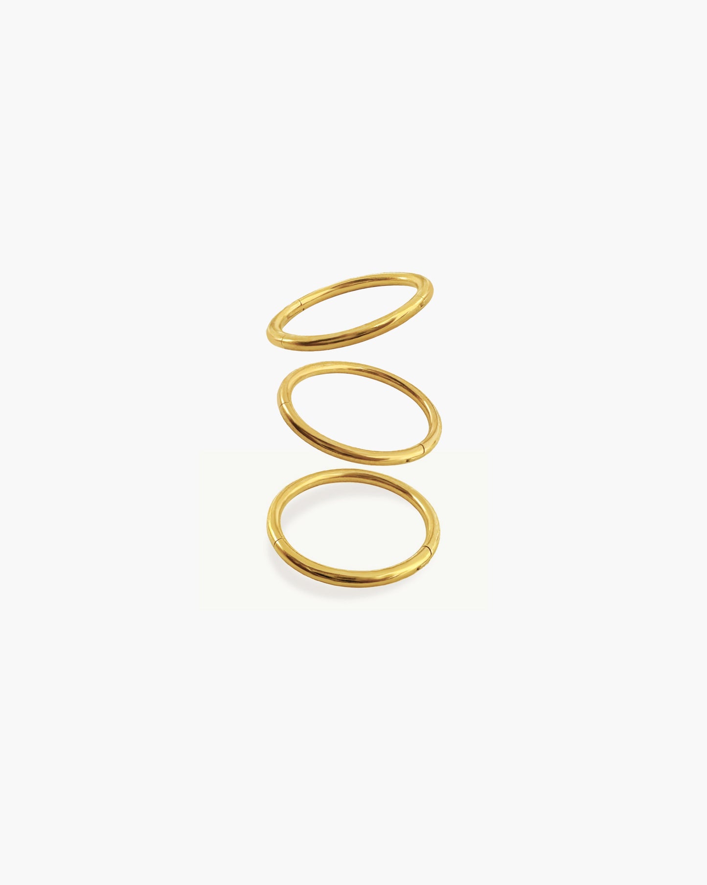 Single Mini Hoop Helix Earring in Gold