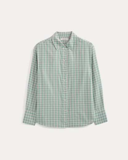 Everyday Shirt in Silky Cotton | Gray Mist