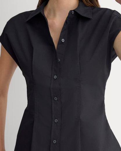 Muscle Shirt in Lightweight Cotton | Black