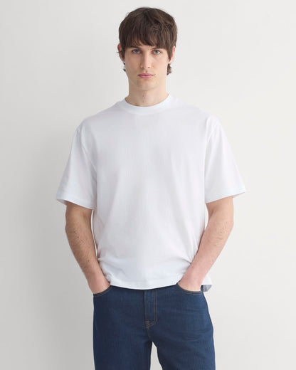 Archive Relaxed-Fit Cotton Crew | White