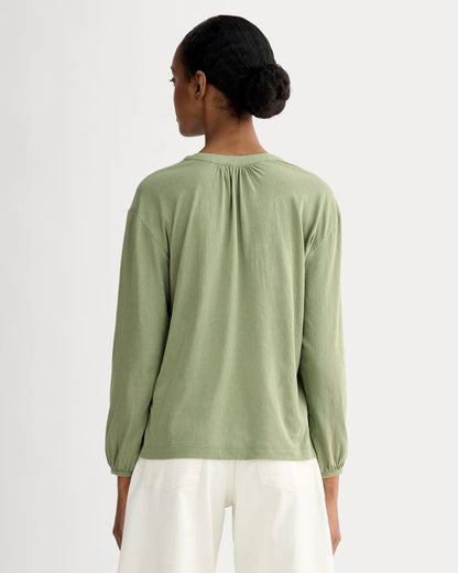 The Air V-Neck Henley | Sagebrush