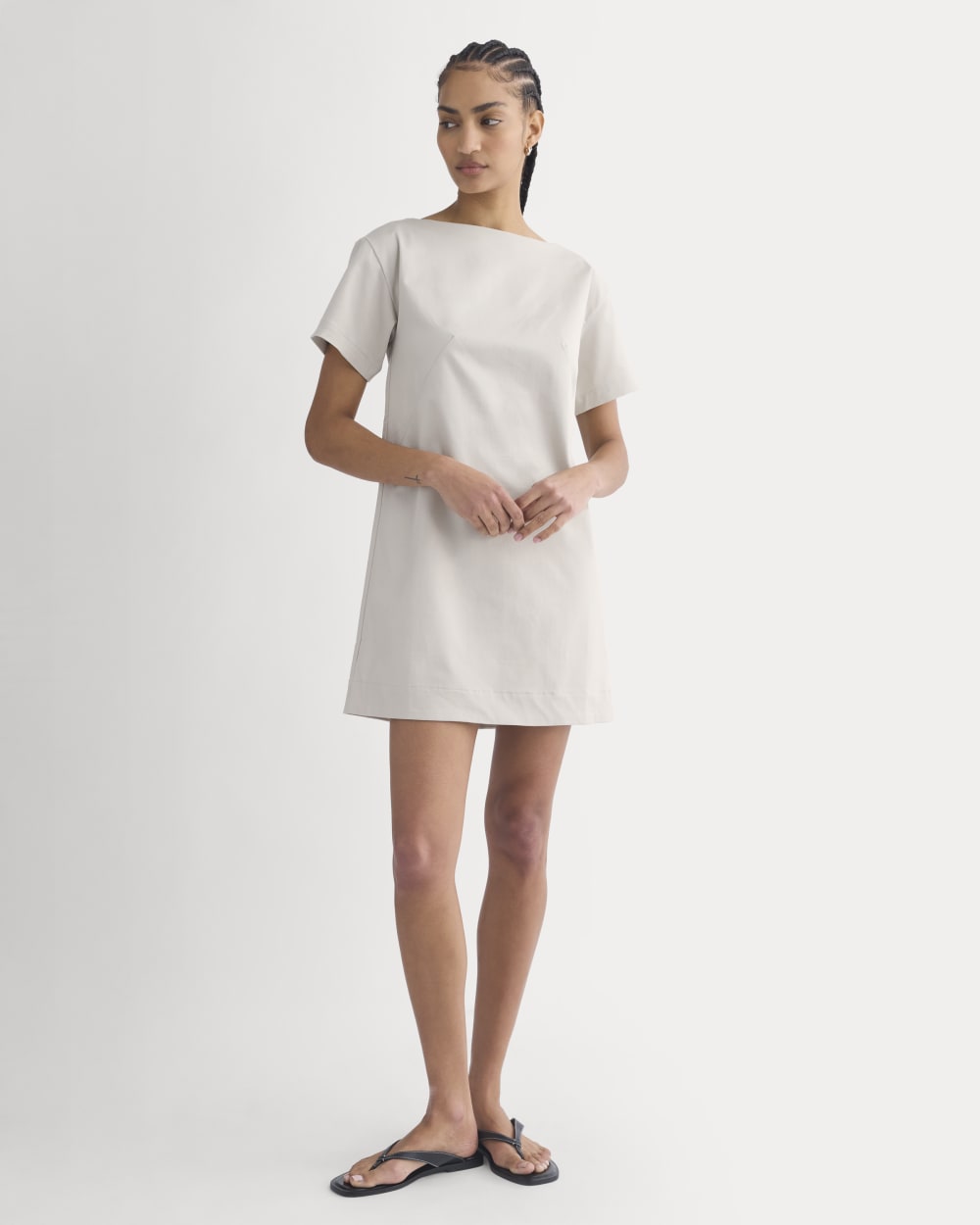 Boatneck Mini Dress | Peyote