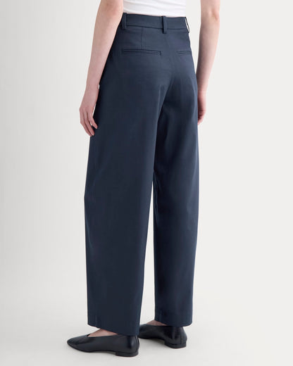 Tailored Drape Balloon Pant | Navy