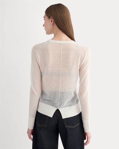 The Air Alpaca™ Relaxed Crew Top | Birch