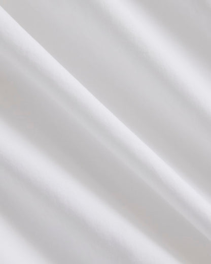 Cuff Detail Shirt in Lightweight Cotton | White