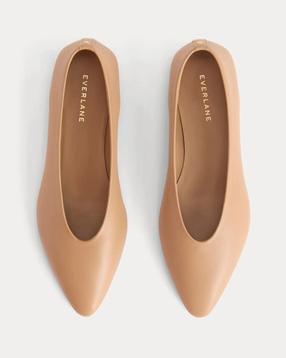 Made in Italy Almond-Toe Flat | Affogato