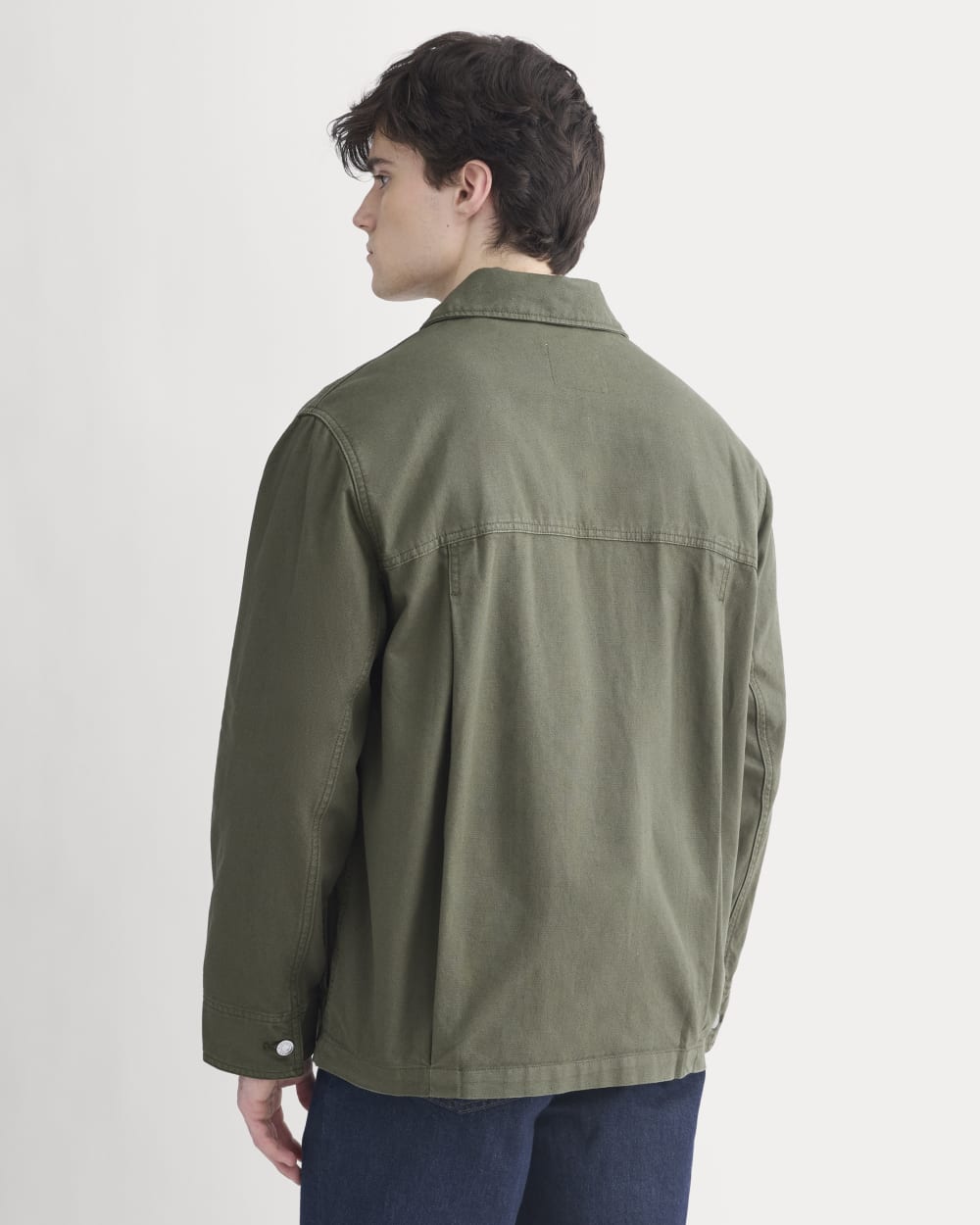 Relaxed Barn Jacket | Olive Night