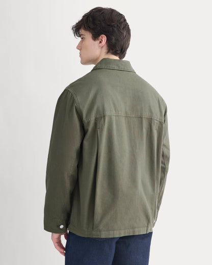 Relaxed Barn Jacket | Olive Night